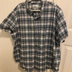 Croft & Barrow plaid button up, 3XB